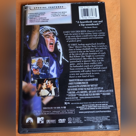 Varsity Blues DVD movie widescreen EUC - Picture 3 of 4